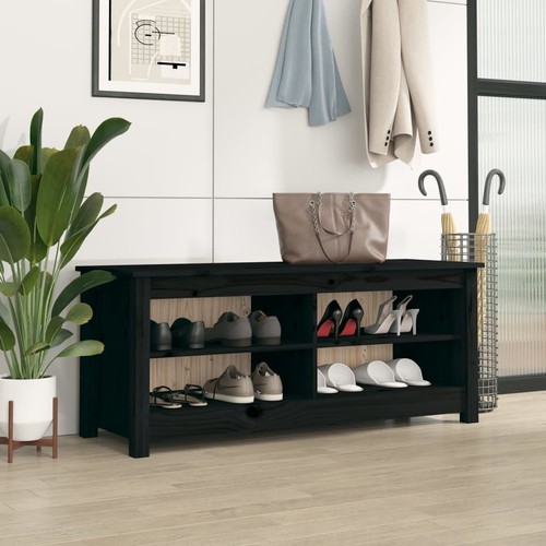 Schuhbank massivholz kiefer - schuhbank,