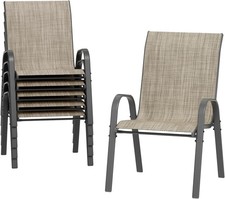 6er Set Gartenstühle