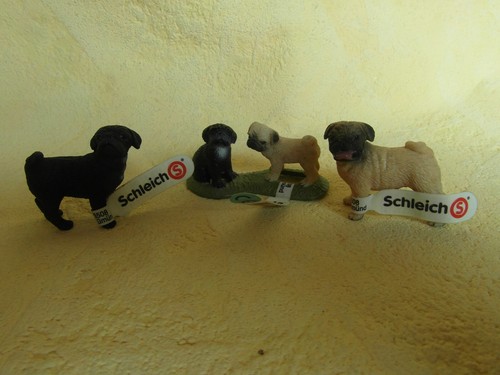 Schleich mops hunde familie - mops,