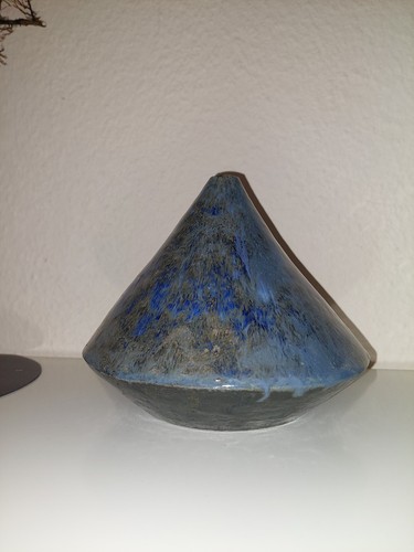 Blaue keramikvase pottery ufo - blaue,