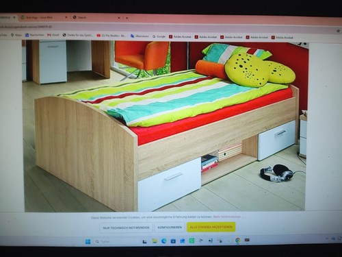 Einzelbett 90x200cm mit