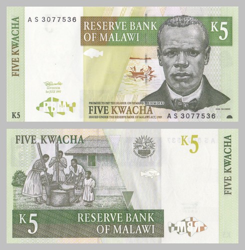 Malawi kwacha 1997 - 5, unz.