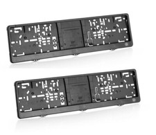 Original VW Kennzeichenhalter Kennzeichenträger Halterahmen VW Logo 2 Stück