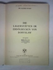 Die Lagerstätten im Erdölbecken von Boryslaw