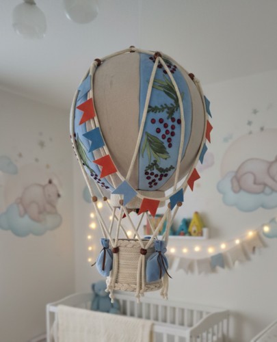 Handmade deko heißluftballon - handmade, deko-heißluftballon