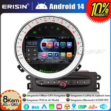6GB+128GB 8-Kern CarPlay Android 14 Autoradio GPS Navi für BMW Mini Cooper CD BT