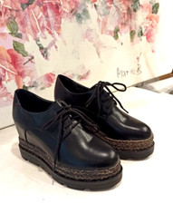 💙 Damen Plateau Halbschuhe