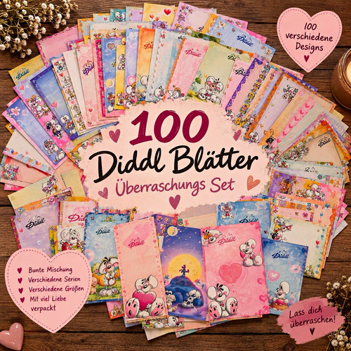 Diddl 100 blätter briefpapier - 100,