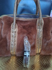  ✨️Potri Fashion • Bowling Bag • Braun • Glitzerakzente??Hingucker ✨️