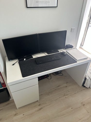 Ikea malm schreibtisch weiß - malm,