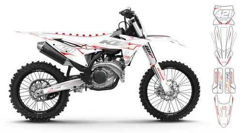Ktm dekor aufkleber sxf 125 - aufkleber,