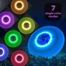 Flying Disc 175Gramm Sport Disc Wiederaufladbare LED Light-up Flying Frisbee LED
