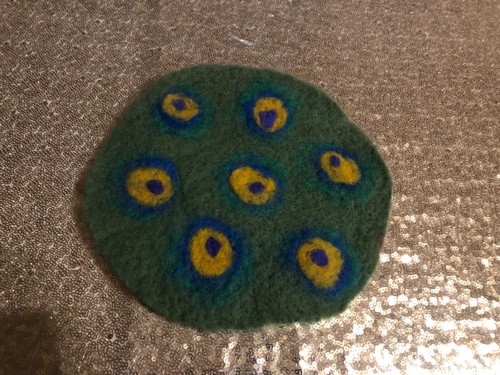 Filz decke deko - decke, handmade