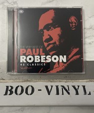 Paul Robeson - The Very Best Of Paul Robeson (45 Classics) Double Cd Album NM/NM
