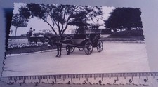 Altes Foto Pferdekutsche (560)