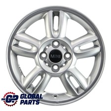 Mini Cooper One R56 Silber Alu Felge Alufelge 15" 5,5J 5 Star Twin Spoke 118