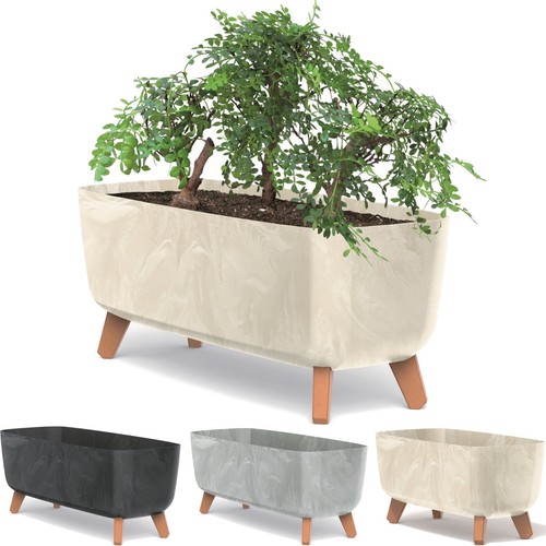 Blumenkasten den füßen - an,