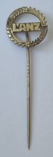 Schöner alter versilberter Pin / Anstecknadel - Lanz Traktoren - um 1940