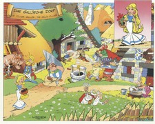 Das Gallische Dorf Gallier Uderzo Asterix Obelix Kunstdruck Werbung 1065