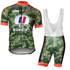 Herren radtrikot set army team - herren,