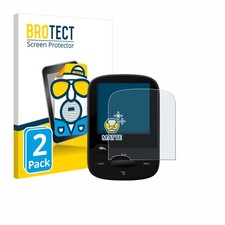 2x Schutzfolie matt für SanDisk Sansa Clip Sport Panzerfolie Displayschutz