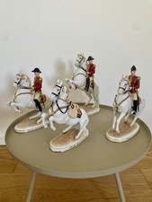Augarten Wien Porzellan – Spanische Hofreitschule – 4 Figuren Set – Top Zustand