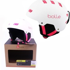BOLLE Kinder Skihelm Snowboardhelm B-Slide white/pink BH154003 Gr. XS 48-51 cm