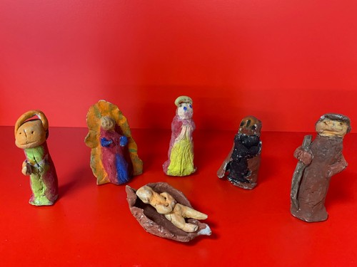 Stück krippenfiguren ton - 6,
