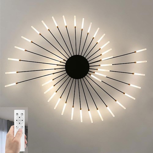 Led ceiling light black - led,
