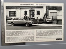Fiat 132 & 126 Bambino Oldtimer Original Vintage Advert Werbung 1979 Reklame