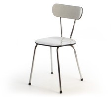 Stahlrohr-Resopal-Küchen-Stuhl-Sessel Chrom sixties side-chair Vintage