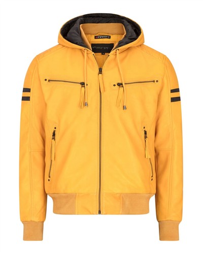 Herren echtleder bomberjacke - herren,