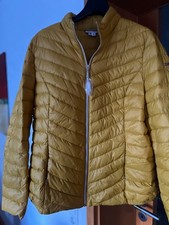 Gina Laura~Damen~Steppjacke~Übergang~Daunenjacke~senfgelb~Gr. 48/50~NEU