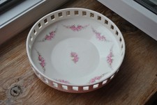 Max Roesler Rössler Durchbruch Schale Rund Rosenmuster Nr. 2