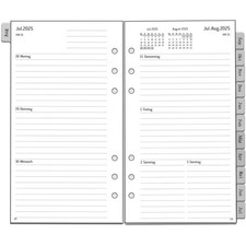 Kalendereinlage Wochenplaner