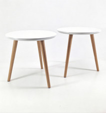 2 Stück BEISTELLTISCH klein