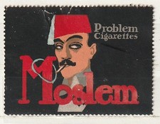 Reklamemarke MOSLEM, PROBLEM Zigarettenfabrik, Berlin