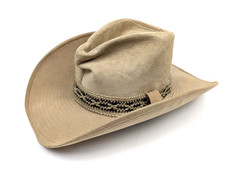 RESISTOL Vintage Western Hut Herren Gr. 7 (56) Beige Filz Cowboy self conforming