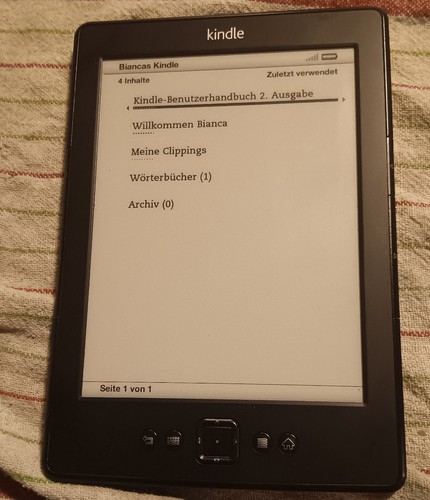 Amazon kindle generation 2 - kindle, 4