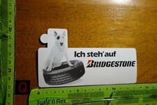 Alter Aufkleber Automobil Motorrad Reifen BRIDGESTONE