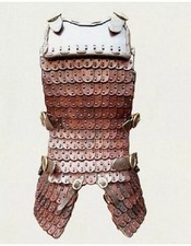 Halloween Wikinger Leder Schuppenlamelle LARP Reenactment Cosplay Kostüm Rüstung