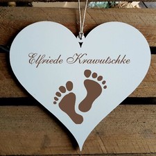 Personalisiertes Schild Herz