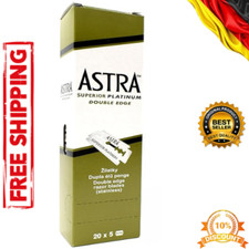 Astra Superior Platinum Double Edge 100 Rasierklingen 20 x 5 Stück 5er Pack