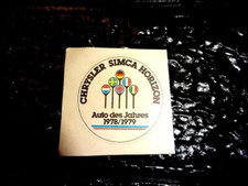 Chrysler Simca Horizon Auto des Jahres 1978 / 1979 Aufkleber