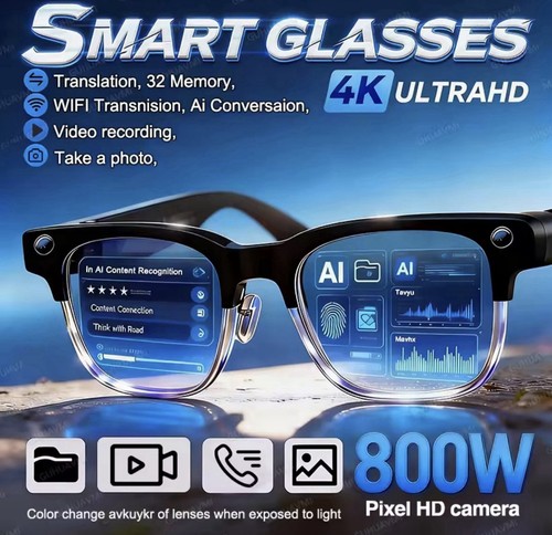 Smart glasses brille - ki, 8mp