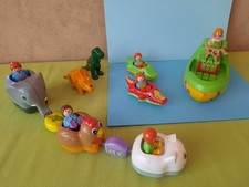 123 Playmobil Konvolut - Freizeitvergnügen Boot Bahn Tierzug Saurier Figuren