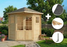 Gartenhaus Set 5-Eck Sunny-A