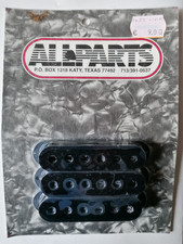 Allparts Stratocaster/Strat Black Pickup Covers USA