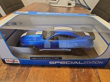 Maisto 31388 - Modellauto - Mustang Shelby GT500 '20 (blau, Maßstab 1:18) Auto