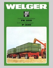 WELGER Zweiseitenkipper FK 250 Plattformwagen P 220 Original